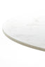 Light & Living Dining Table 100x78 cm LEYDA marble white-antique bronze House of Isabella UK