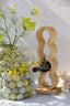Light & Living Furniture Wine rack 4 bottles 15,5x12,5x47 cm EDOLO wood matt natural House of Isabella UK