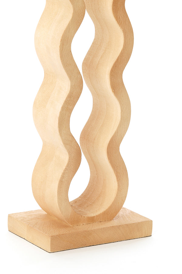 Light & Living Furniture Wine rack 5 bottles 18x13x58 cm EDOLO wood matt natural House of Isabella UK