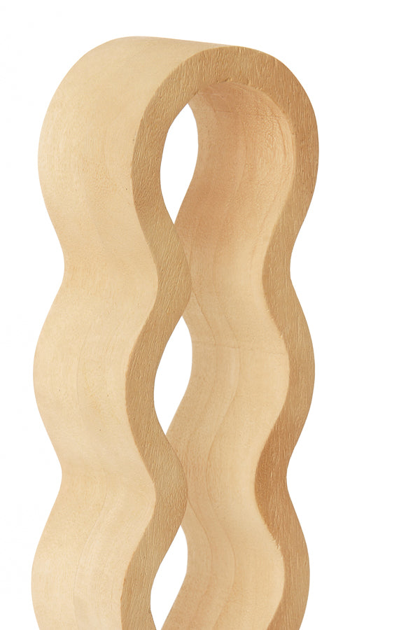 Light & Living Furniture Wine rack 5 bottles 18x13x58 cm EDOLO wood matt natural House of Isabella UK