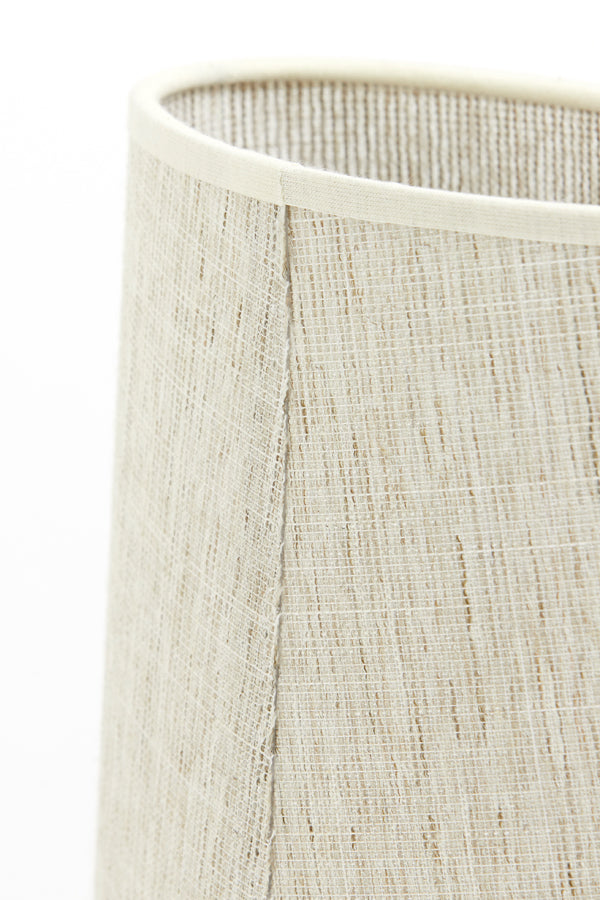 Light & Living Lamp Shades Shade ellips slim high 21-17,5-23 cm BRESKA pearl white House of Isabella UK