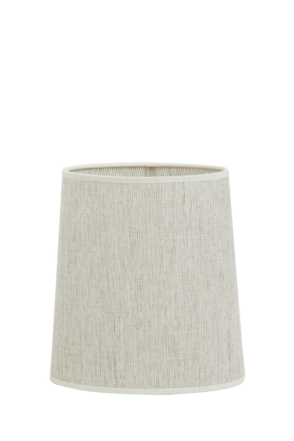 Light & Living Lamp Shades Shade ellips slim high 21-17,5-23 cm BRESKA pearl white House of Isabella UK