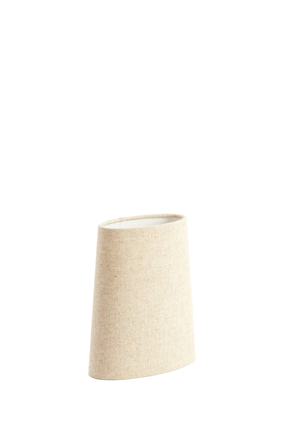 Light & Living Lamp Shades Shade ellips slim high 21-17,5-23 cm LIVIGNO natural House of Isabella UK