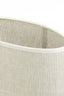 Light & Living Lamp Shades Shade ellips slim high 25-21-28 cm BRESKA pearl white House of Isabella UK