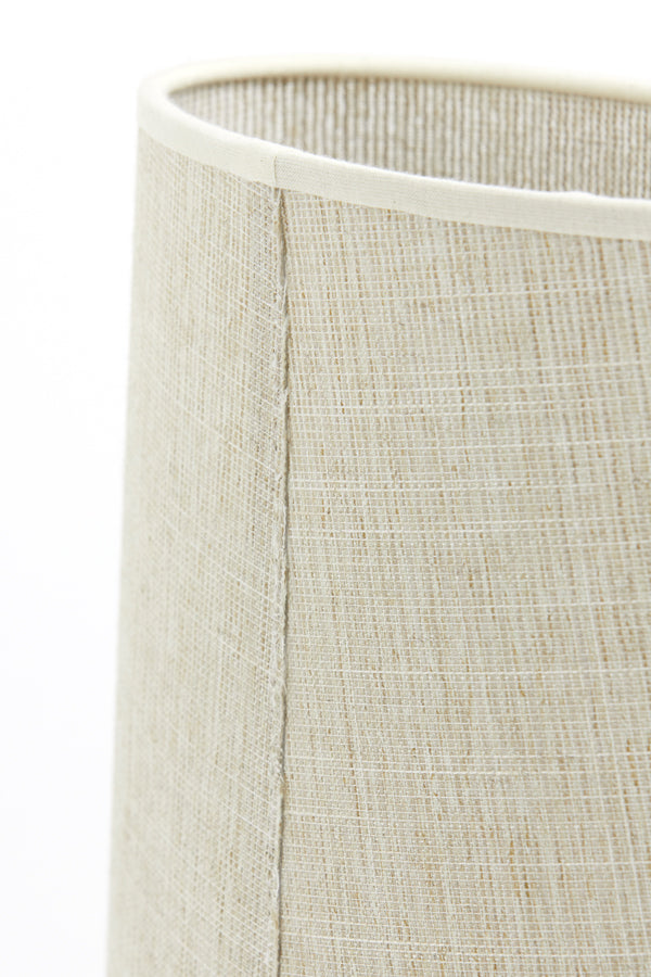 Light & Living Lamp Shades Shade ellips slim high 25-21-28 cm BRESKA pearl white House of Isabella UK