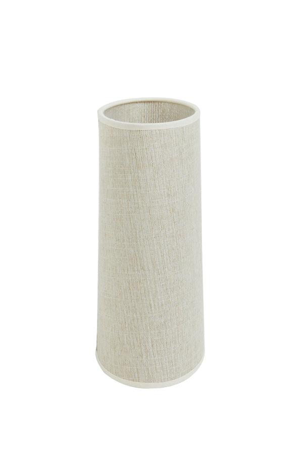 Light & Living Lamp Shades Shade ellips slim high 25-21-28 cm BRESKA pearl white House of Isabella UK