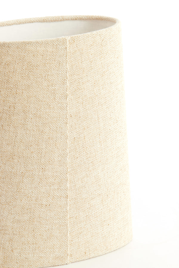 Light & Living Lamp Shades Shade ellips slim high 25-21-28 cm LIVIGNO natural House of Isabella UK