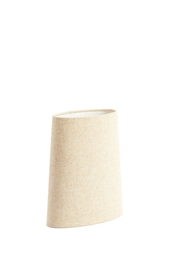 Light & Living Lamp Shades Shade ellips slim high 25-21-28 cm LIVIGNO natural House of Isabella UK