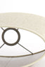 Light & Living Lamp Shades Shade ellips slim high 30-25-33 cm BRESKA pearl white House of Isabella UK