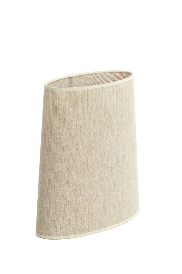 Light & Living Lamp Shades Shade ellips slim high 30-25-33 cm BRESKA pearl white House of Isabella UK