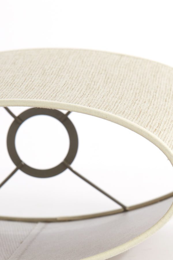 Light & Living Lamp Shades Shade ellips slim high 35-30-36 cm BRESKA pearl white House of Isabella UK
