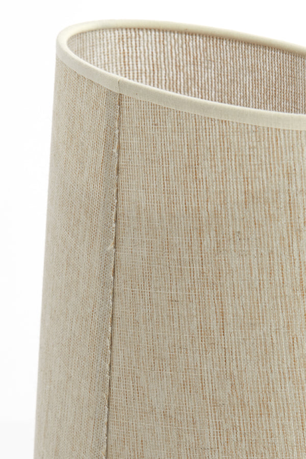 Light & Living Lamp Shades Shade ellips slim high 35-30-36 cm BRESKA pearl white House of Isabella UK