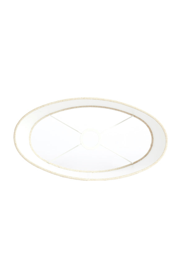 Light & Living Lamp Shades Shade n-ellips 40-35-20 cm LIVIGNO natural House of Isabella UK