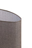 Light & Living Lamp Shades Shade oval 30-15-25 cm BRANFO linen dark brown House of Isabella UK