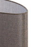Light & Living Lamp Shades Shade oval 38-17,5-28 cm BRANFO linen dark brown House of Isabella UK
