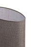 Light & Living Lamp Shades Shade oval 38-17,5-28 cm BRANFO linen dark brown House of Isabella UK