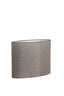 Light & Living Lamp Shades Shade oval 38-17,5-28 cm BRANFO linen dark brown House of Isabella UK