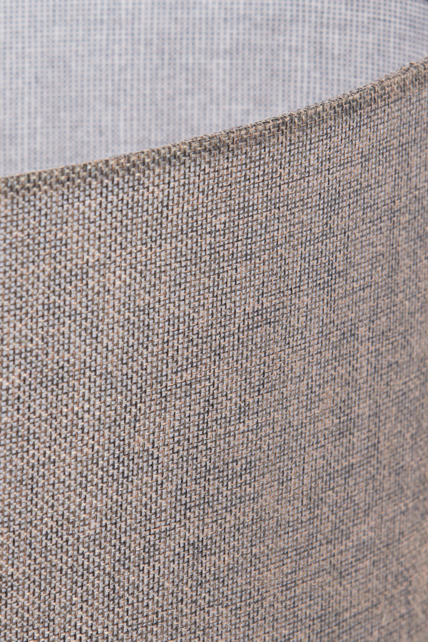 Light & Living Lamp Shades Shade oval 45-21-32 cm BRANFO linen dark brown House of Isabella UK