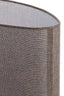 Light & Living Lamp Shades Shade oval 45-21-32 cm BRANFO linen dark brown House of Isabella UK