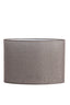 Light & Living Lamp Shades Shade oval 45-21-32 cm BRANFO linen dark brown House of Isabella UK