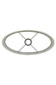Light & Living Lamp Shades Shade oval straight slim 30-15-25 cm BRESKA pearl white House of Isabella UK