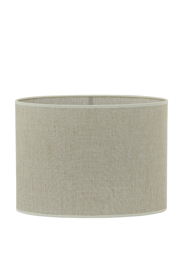 Light & Living Lamp Shades Shade oval straight slim 30-15-25 cm BRESKA pearl white House of Isabella UK
