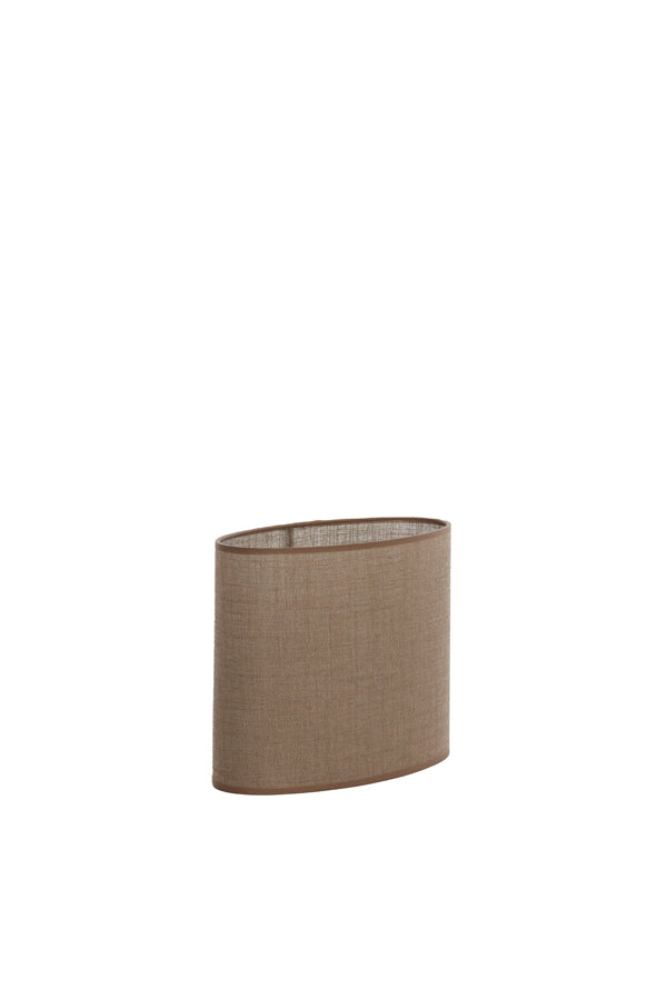 Light & Living Lamp Shades Shade oval straight slim 30-15-25 cm CADEN beige House of Isabella UK