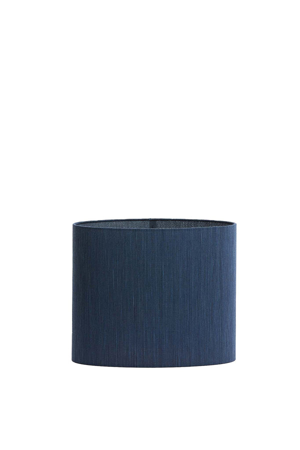Light & Living Lamp Shades Shade oval straight slim 30-15-25 cm HARPER blue House of Isabella UK
