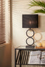 Light & Living Lamp Shades Shade oval straight slim 30-15-25 cm LIVIGNO black House of Isabella UK