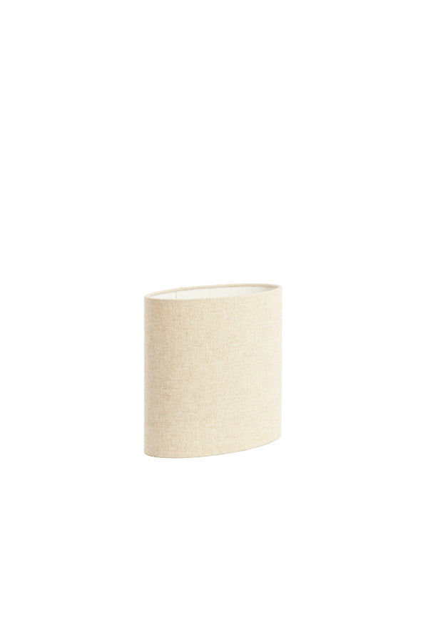 Light & Living Lamp Shades Shade oval straight slim 30-15-25 cm LIVIGNO natural House of Isabella UK