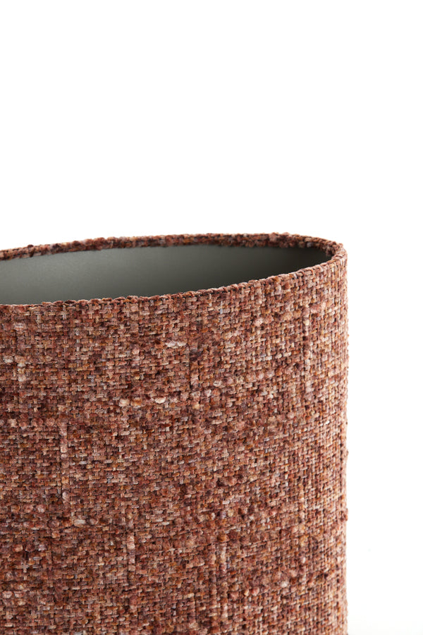Light & Living Lamp Shades Shade oval straight slim 30-15-25 cm OSIRE burgundy House of Isabella UK