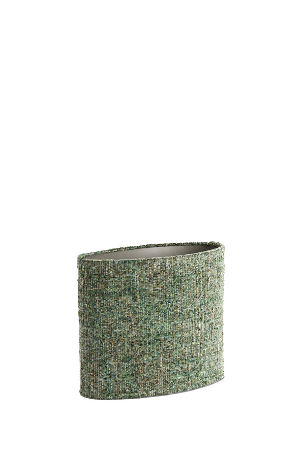 Light & Living Lamp Shades Shade oval straight slim 30-15-25 cm OSIRE green House of Isabella UK