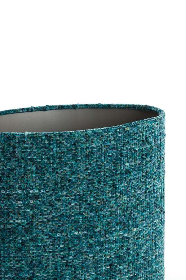 Light & Living Lamp Shades Shade oval straight slim 30-15-25 cm OSIRE petrol House of Isabella UK