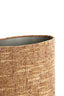 Light & Living Lamp Shades Shade oval straight slim 30-15-25 cm OSIRE terra-brown House of Isabella UK