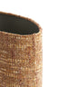 Light & Living Lamp Shades Shade oval straight slim 30-15-25 cm OSIRE terra-brown House of Isabella UK