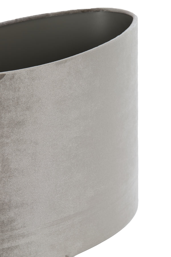 Light & Living Lamp Shades Shade oval straight slim 30-15-25 cm PALATA taupe House of Isabella UK