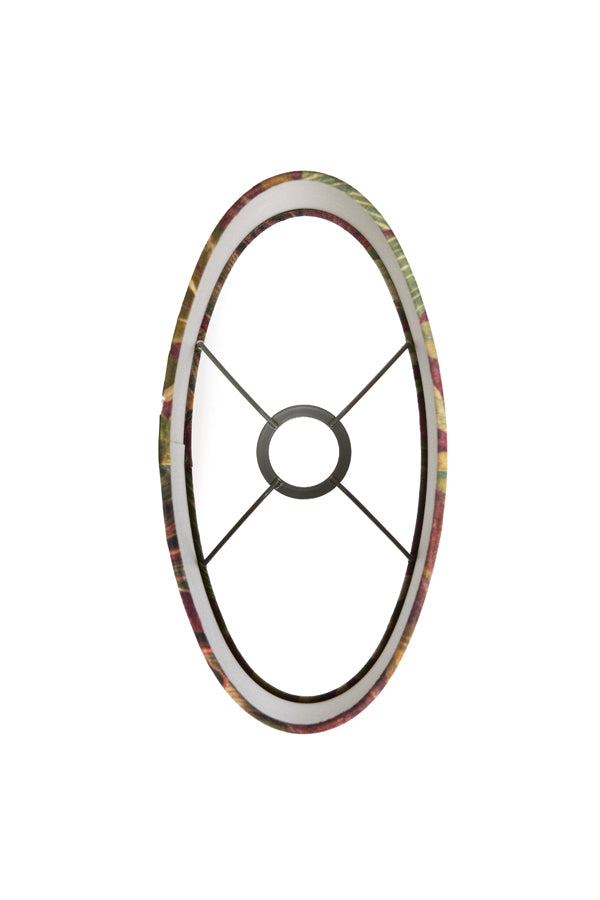 Light & Living Lamp Shades Shade oval straight slim 30-15-25 cm PASSION purple House of Isabella UK