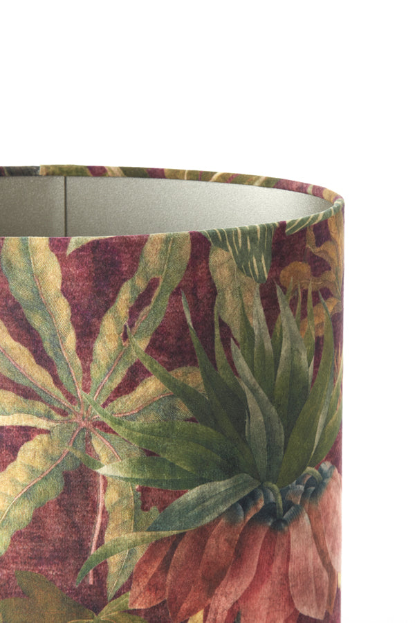 Light & Living Lamp Shades Shade oval straight slim 30-15-25 cm PASSION purple House of Isabella UK
