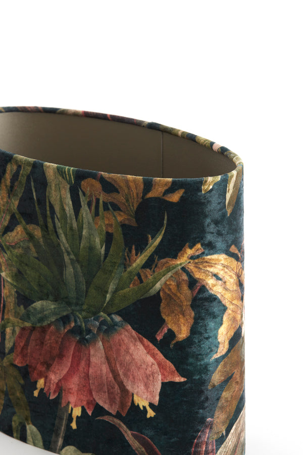 Light & Living Lamp Shades Shade oval straight slim 30-15-25 cm PASSION shiny green House of Isabella UK