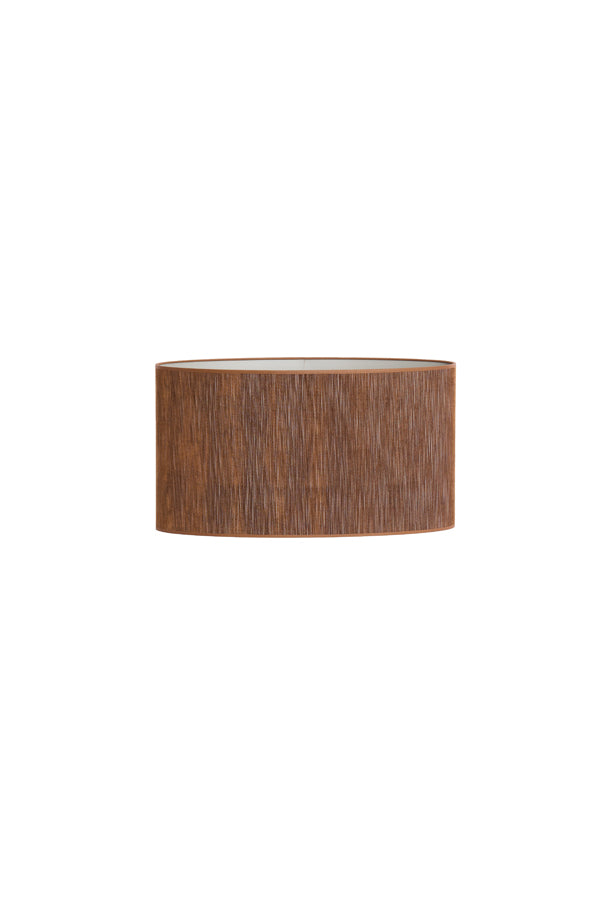 Light & Living Lamp Shades Shade oval straight slim 30-15-25 cm PENNY brown House of Isabella UK