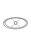 Light & Living Lamp Shades Shade oval straight slim 30-15-25 cm SENDAI black House of Isabella UK