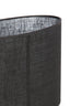Light & Living Lamp Shades Shade oval straight slim 30-15-25 cm SENDAI black House of Isabella UK