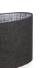 Light & Living Lamp Shades Shade oval straight slim 30-15-25 cm SENDAI black House of Isabella UK