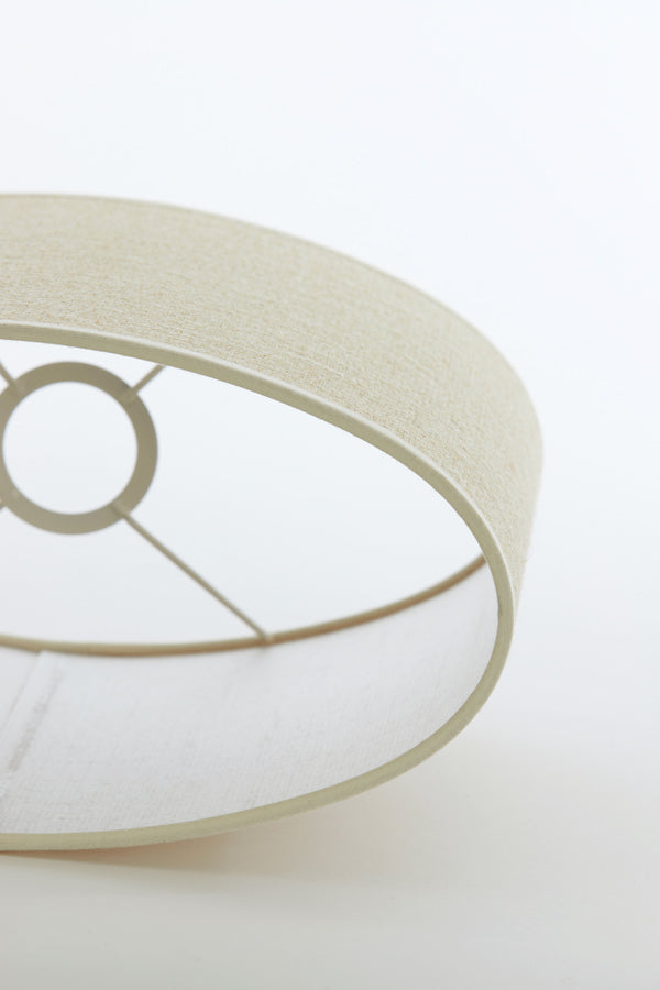 Light & Living Lamp Shades Shade oval straight slim 30-15-25 cm SENDAI sand House of Isabella UK