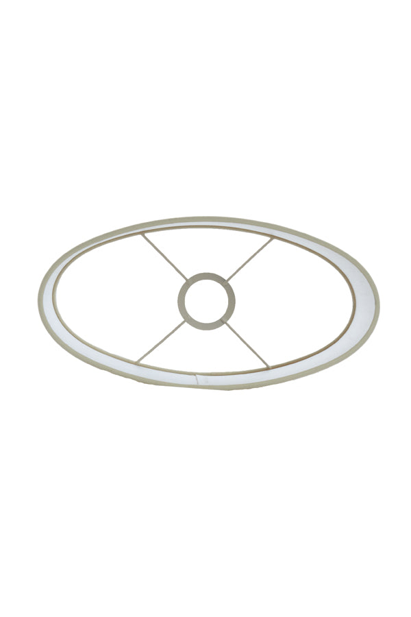 Light & Living Lamp Shades Shade oval straight slim 30-15-25 cm SENDAI sand House of Isabella UK