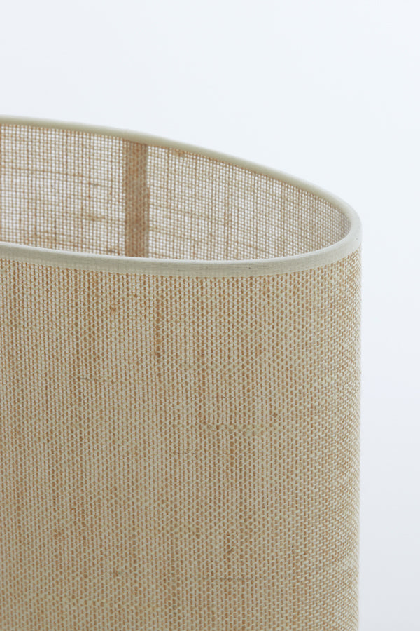 Light & Living Lamp Shades Shade oval straight slim 30-15-25 cm SENDAI sand House of Isabella UK