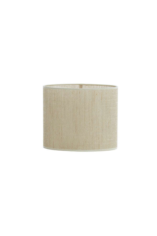 Light & Living Lamp Shades Shade oval straight slim 30-15-25 cm SENDAI sand House of Isabella UK