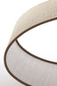 Light & Living Lamp Shades Shade oval straight slim 38-17,5-19 cm CADEN beige House of Isabella UK