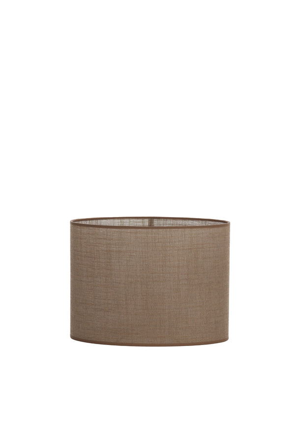 Light & Living Lamp Shades Shade oval straight slim 38-17,5-19 cm CADEN beige House of Isabella UK