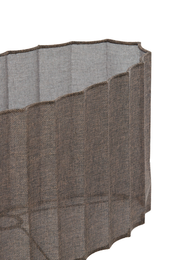 Light & Living Lamp Shades Shade oval straight slim 38-17,5-19 cm DISLI linen brown House of Isabella UK